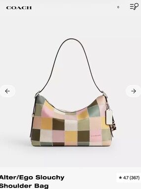 Trade post for Coach Alter Ego (pink/olive) for Rainbow Chain Strap